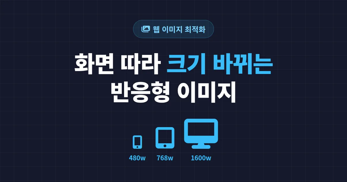 반응형 이미지 크기 설정 완벽 가이드 - srcset부터 picture 요소까지